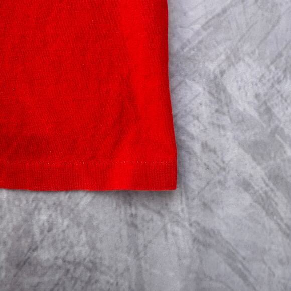 Vintage 1970's Alabama Crimson Roll Tide Red White Football Tee Shirt Sz XS VTG - Picture 6 of 10